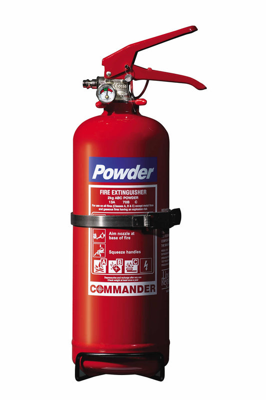 2KG Powder Fire Extinguisher Commander