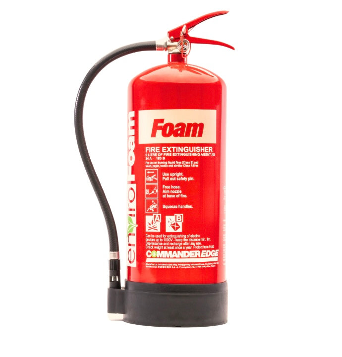 9L EnviroFoam Foam Fire Extinguisher CommanderEDGE