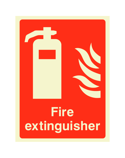Fire Extinguisher ID Sign 200mm x 300mm