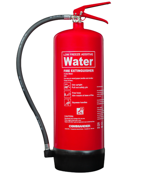 6L Water + Low Freeze Additive Fire Extinguisher CommanderEDGE