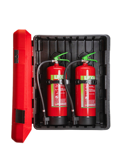 LFX 6ltr Fire Extinguisher and Double Cabinet Bundle