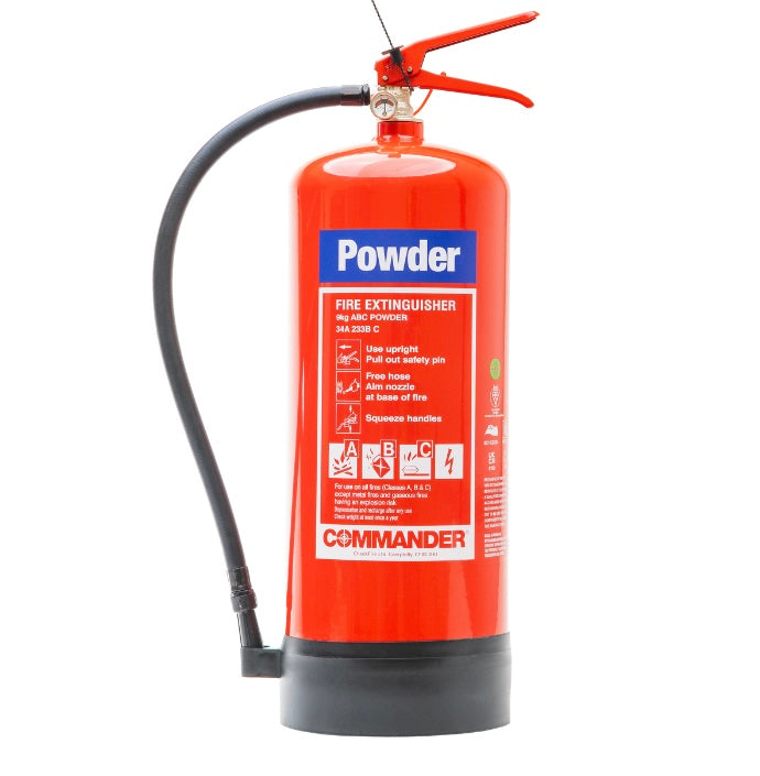 9KG Powder Fire Extinguisher Commander