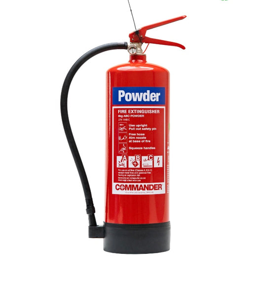 6KG Powder Fire Extinguisher Commander
