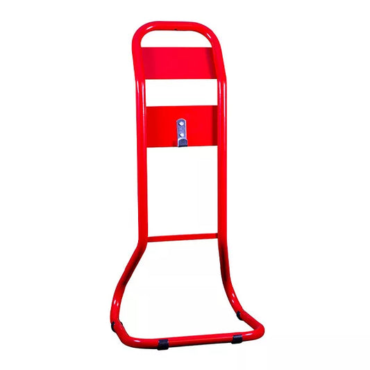 Single Tubular Fire Extinguisher Stand Red
