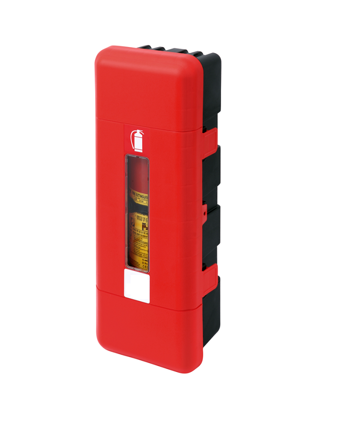 Extended Single Fire Extinguisher Cabinet Commander