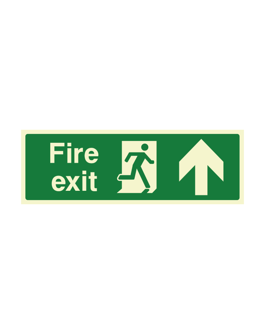 Up Direction Fire Exit Sign